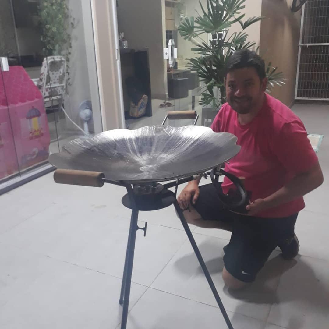 Tacho de Arado Original 90cm em Aço Carbono