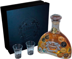 Kit Cachaça Cabaré Extra Premium 700ml Envelhecida 15 Anos